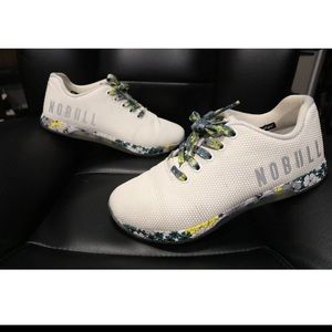 No Bull Project Cream Spring Floral CrossFit Trainer Shoes Mens 7 Women’s 8.5